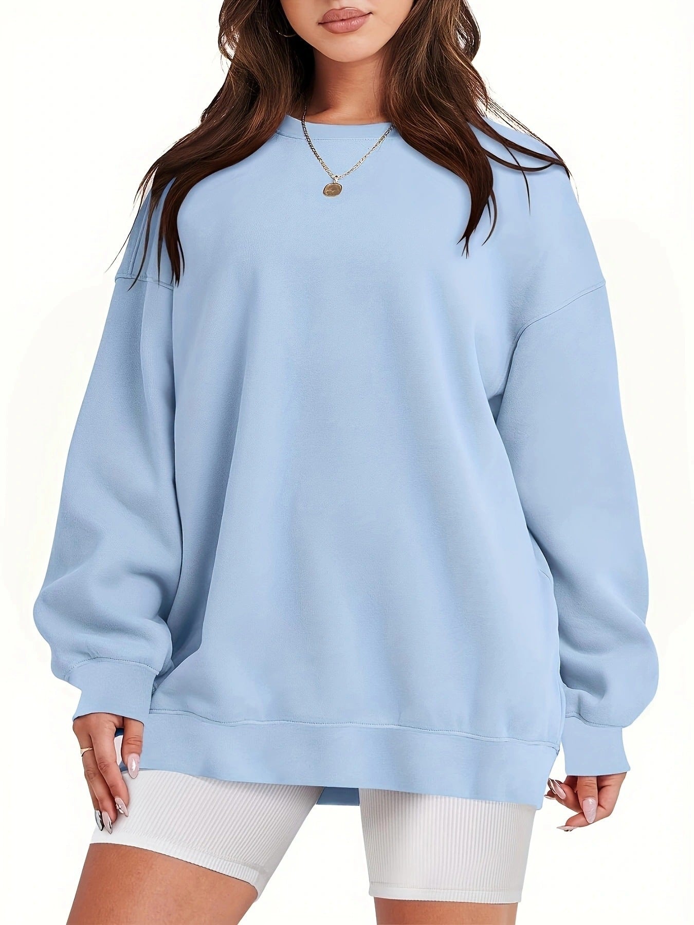 Women's oversized sweatshirt with a relaxed fit NOVAE