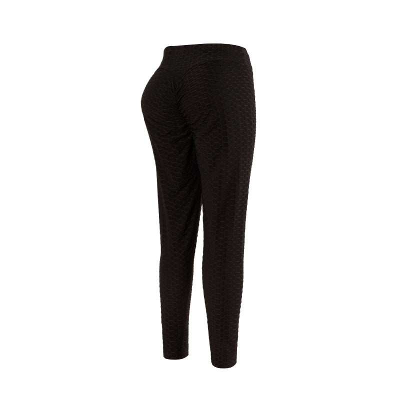 Women's sporty leggings with a textured surface NOVAE