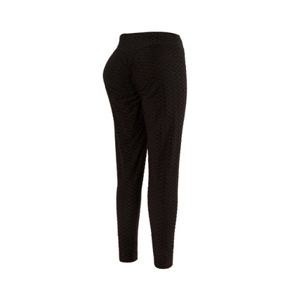 Women's sporty leggings with a textured surface NOVAE