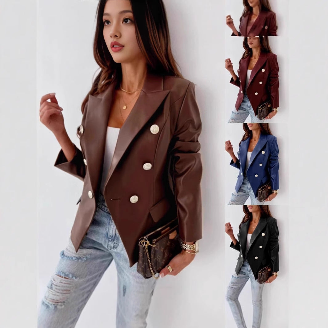 Women's blazer with double button placket NOVAE