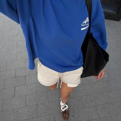 Women's casual sweatshirt with sporty stripes NOVAE