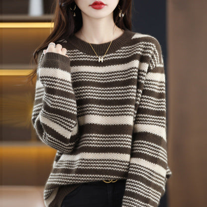 Women's patterned knit sweater NOVAE