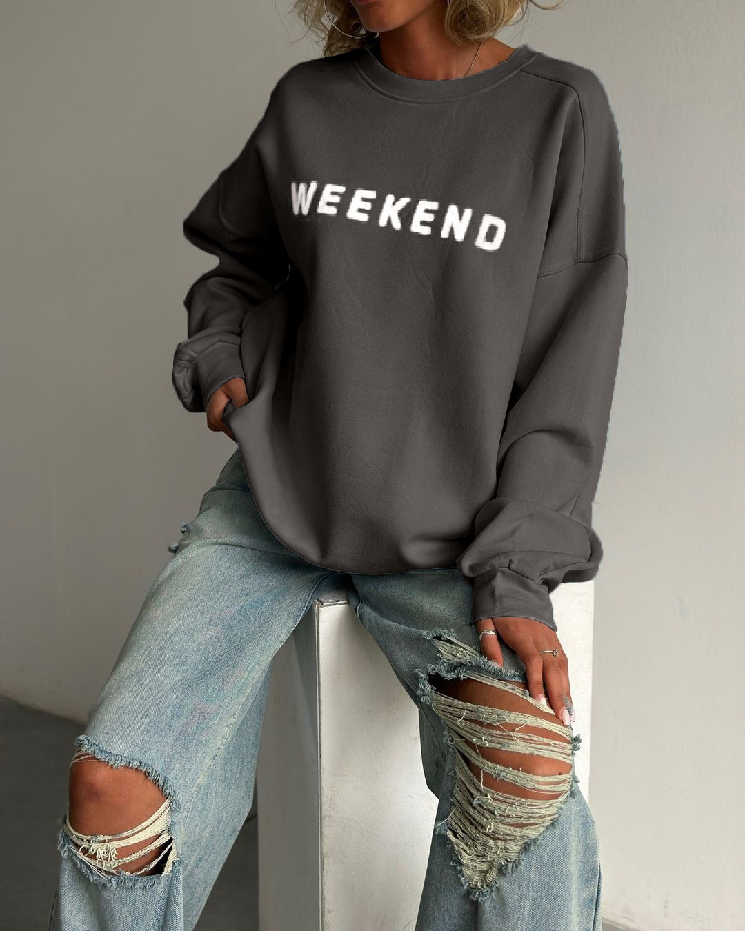 Women's oversized sweatshirt NOVAE
