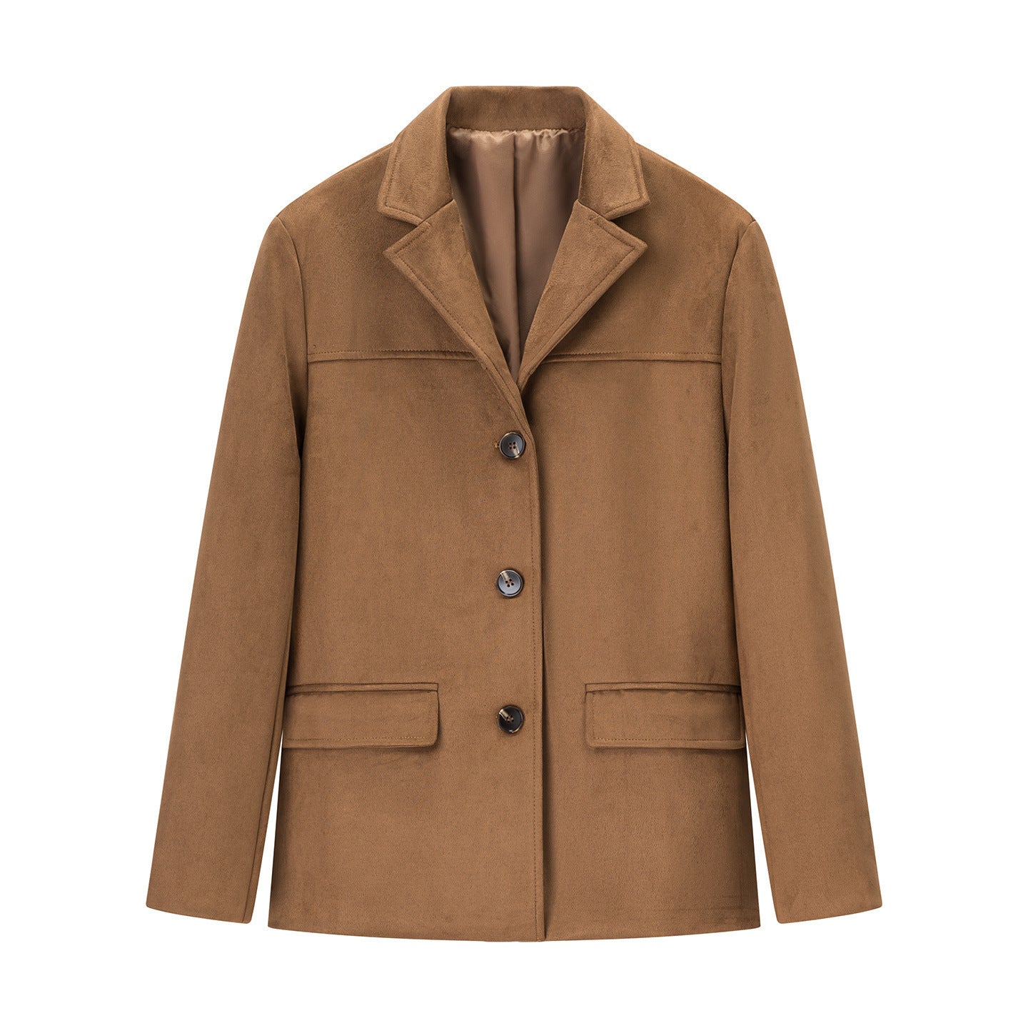 Women's fashionable wool blazer with pockets and high-quality workmanship NOVAE