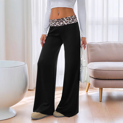 Women's elegant and comfortable leisure trousers with a fashionable waistband NOVAE