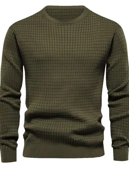 Men's structured knit sweater NOVAE
