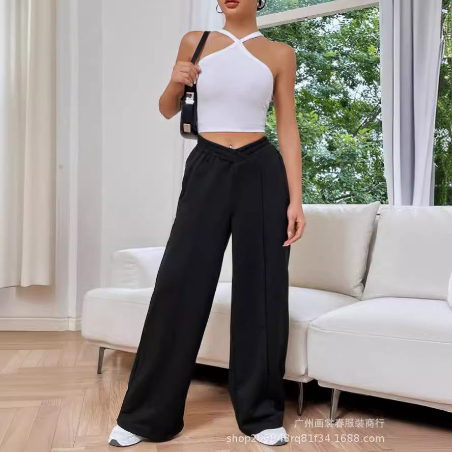 Women's Wide-Leg Leisure Trousers NOVAE