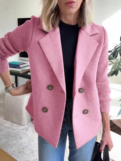 Women's Fashionable Oversized Double-Row Blazer NOVAE