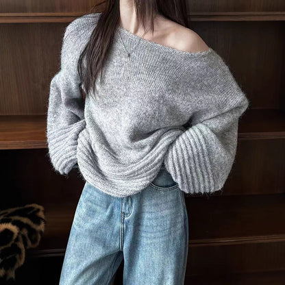 Women's oversized knitted sweater NOVAE
