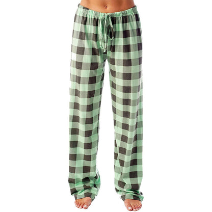 Women's leisure trousers in a checked cut NOVAE