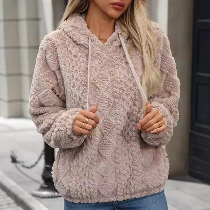 Women's hooded fleece pullover NOVAE