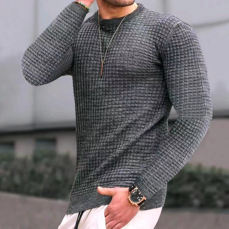 Men's structured knit sweater NOVAE