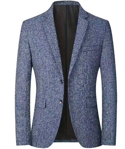 Men's modern and elegant blazer in textured fabric NOVAE