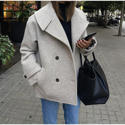Women's oversized wool coat NOVAE