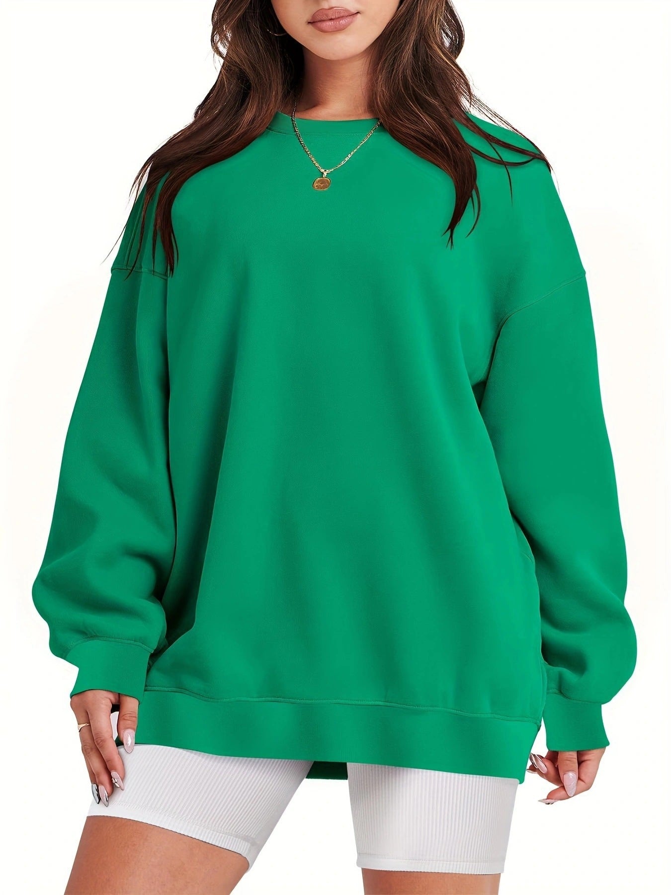 Women's oversized sweatshirt with a relaxed fit NOVAE