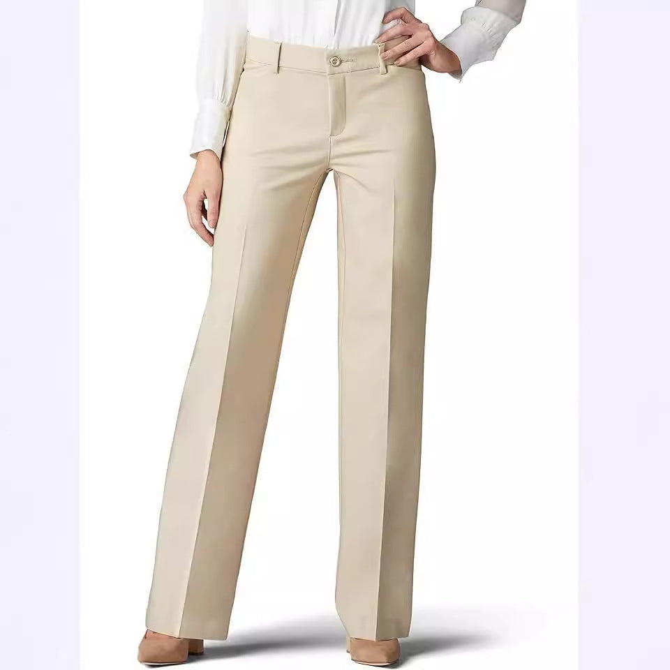 Women's elegant and comfortable long trousers in a classic cut NOVAE