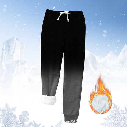 Women's fleece jogging pants with warm lining and elastic waistband NOVAE