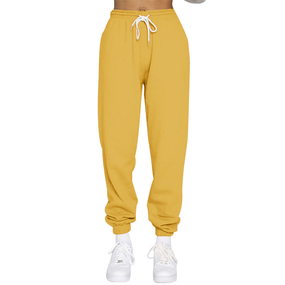 Women's Comfortable Jogging Pants with Adjustable Waistband and Elastic Cuffs NOVAE
