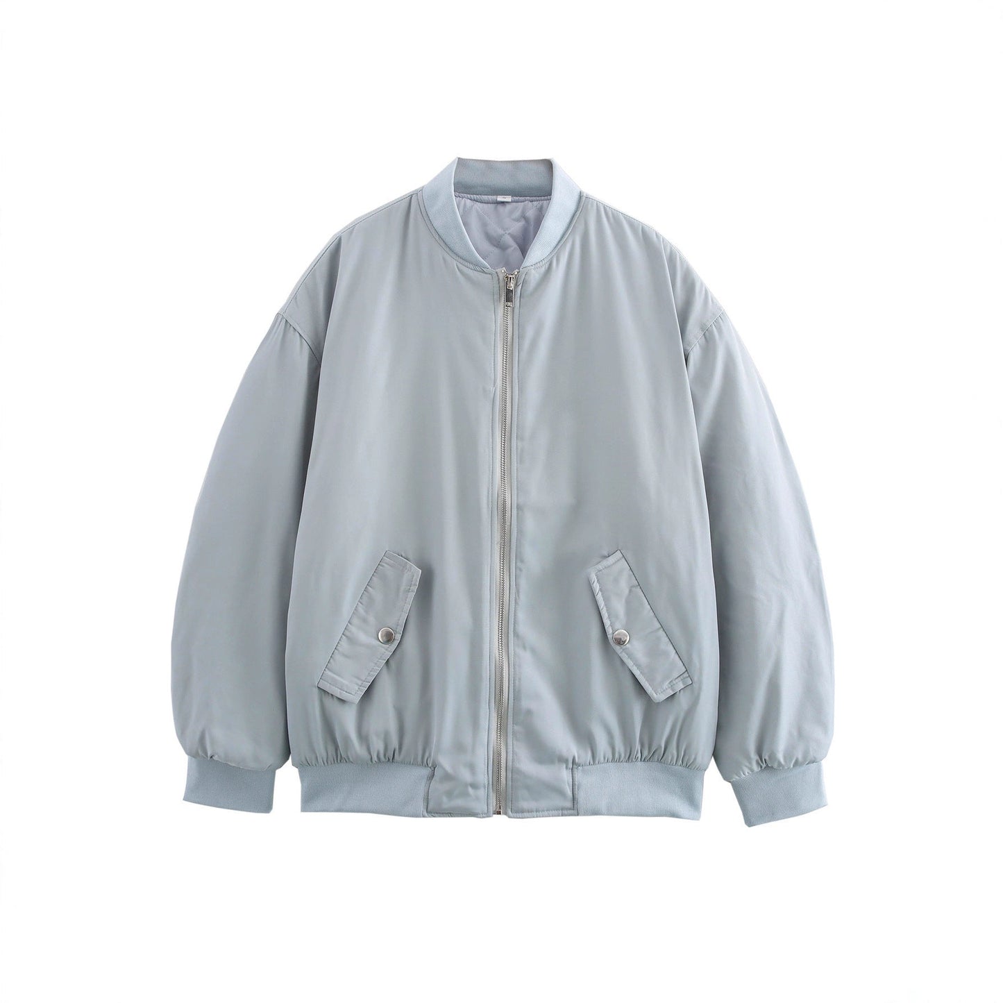 Women's casual bomber jacket with elasticated waistband and practical pockets NOVAE