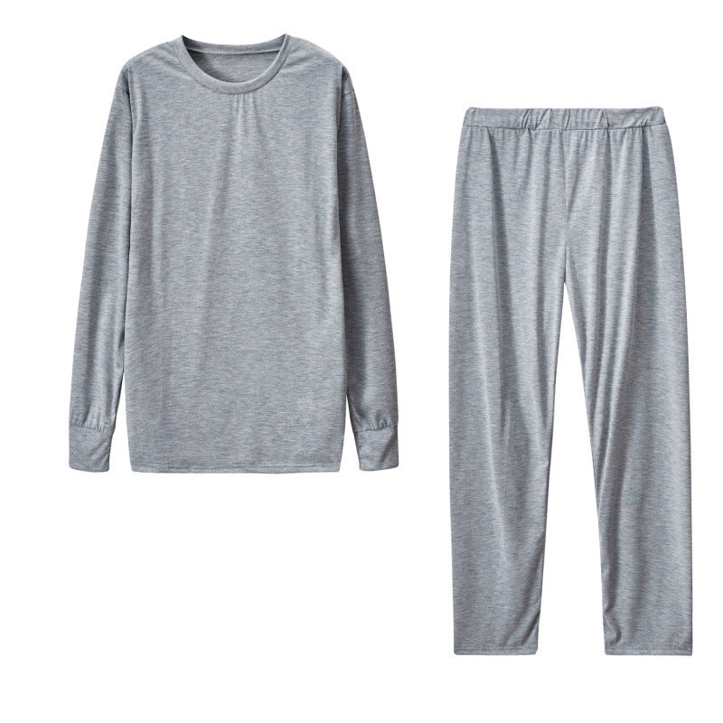 Women's Long Sleeve Pajama Set with Elastic Pants NOVAE