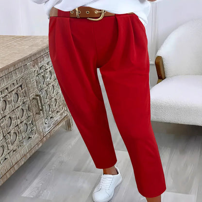 Women's Classic High-Waisted Wide-Leg Trousers NOVAE