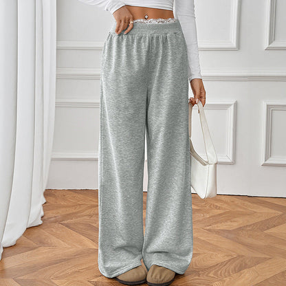 Women's Comfortable and Casual Long Trousers with Elastic Waistband NOVAE
