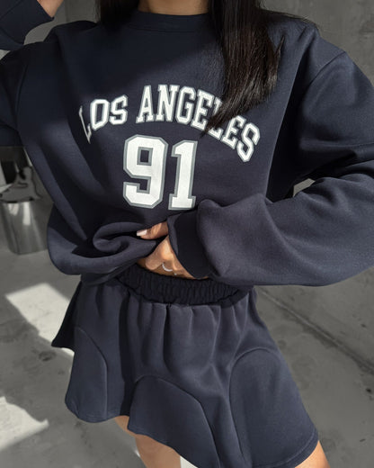 Women's Sporty Sweater and Skirt Set NOVAE