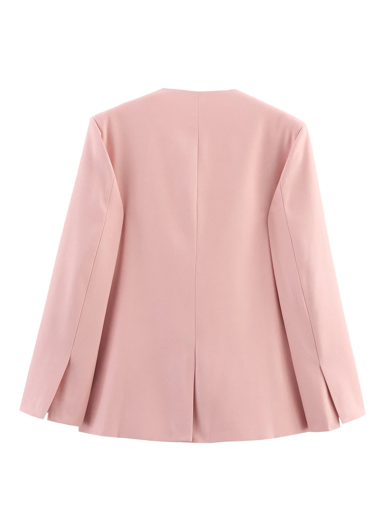 Women's fashionable blazer without closure, featuring an elegant silhouette NOVAE