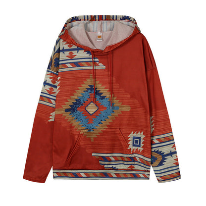 Women's hoodie with innovative tribal design and comfortable fit NOVAE