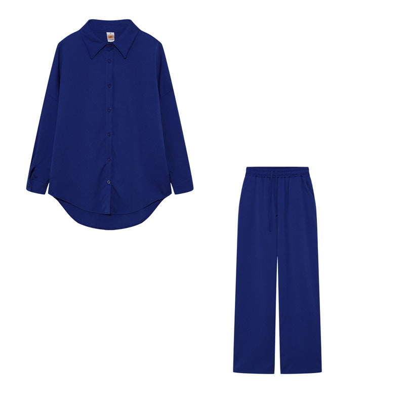 Women's elegant leisure suit set with a relaxed fit and fine fabric NOVAE