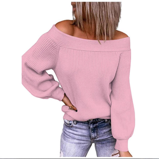 Women's Off-Shoulder Knit Sweater NOVAE