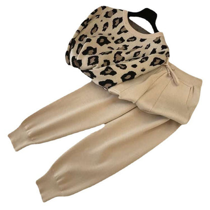 Women's stylish leisure knitwear set with high collar NOVAE