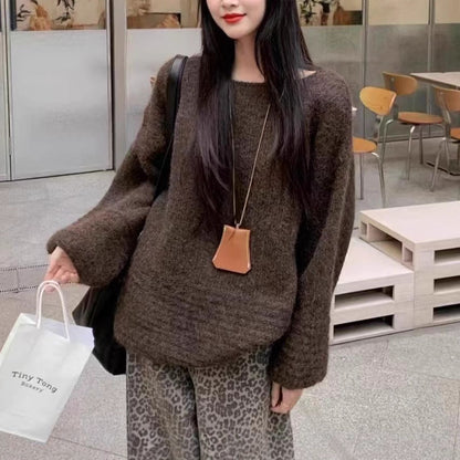 Women's oversized knitted sweater NOVAE