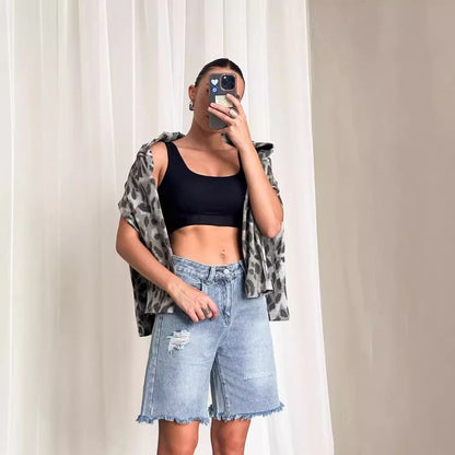 Women's casual sweatshirt with exciting animal motif NOVAE