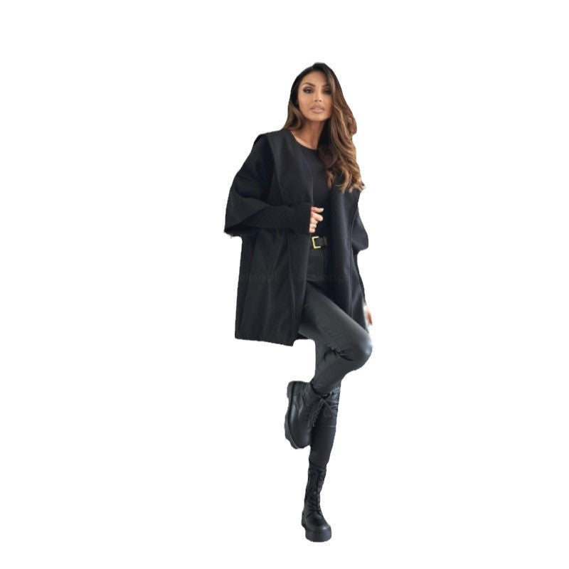 Women's oversized coat with stylish pockets and warm lining NOVAE