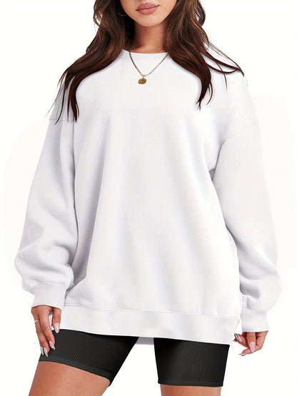 Women's oversized sweatshirt with a relaxed fit NOVAE