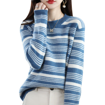 Women's patterned knit sweater NOVAE