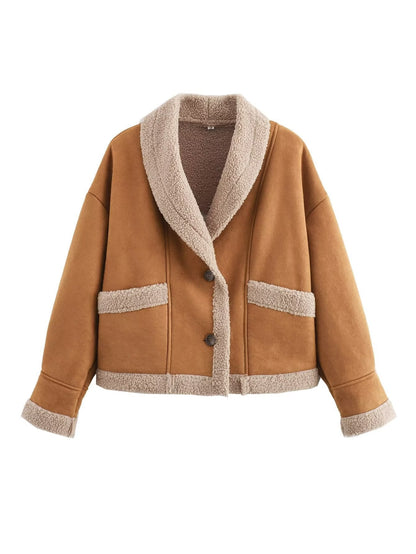 Women's quilted jacket with soft lining and practical pockets NOVAE