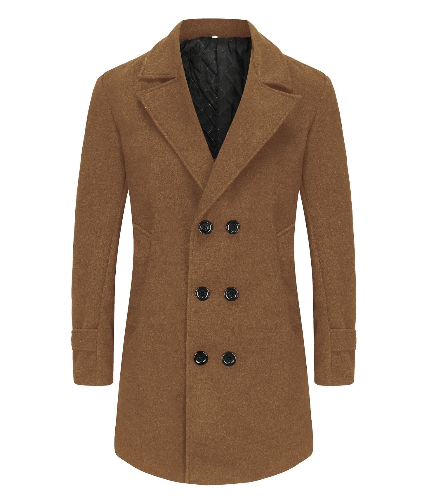 Men's stylish and elegant double-breasted overcoat NOVAE