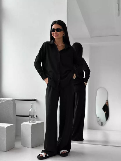 Women's trendy loose-fit shirt blouse NOVAE