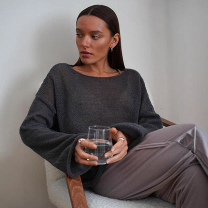 Women's casual knit sweater NOVAE