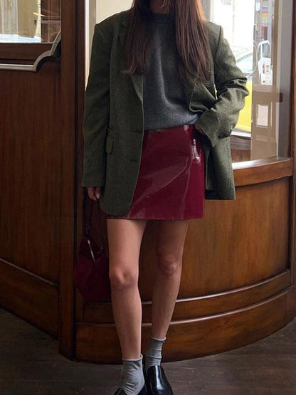 Women's Elegant Blazer Jacket with Fine Texture and Classic Details NOVAE