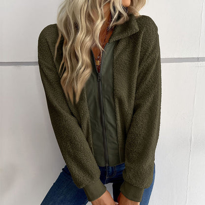 Women's cozy fleece jacket NOVAE