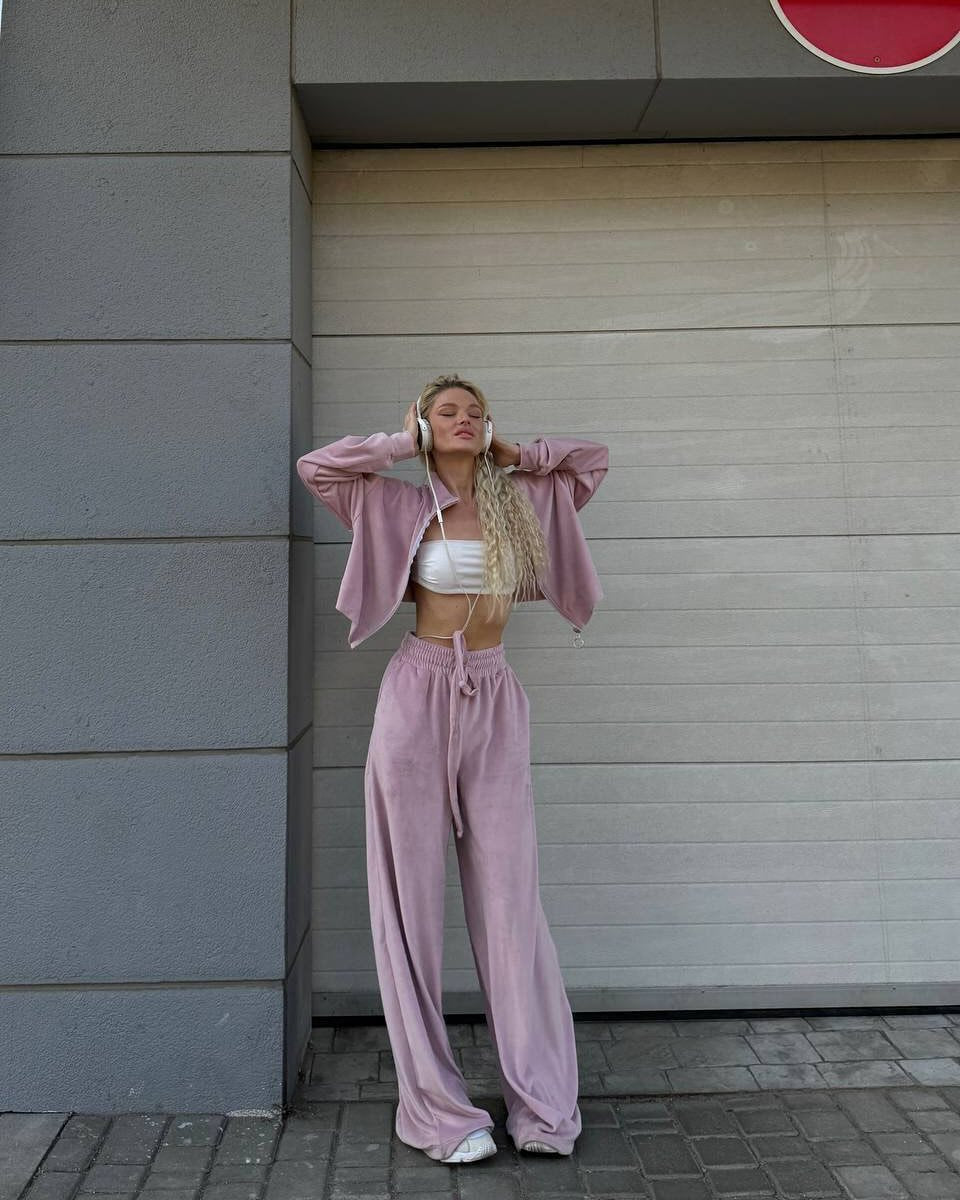 Women's velor jogging suit NOVAE