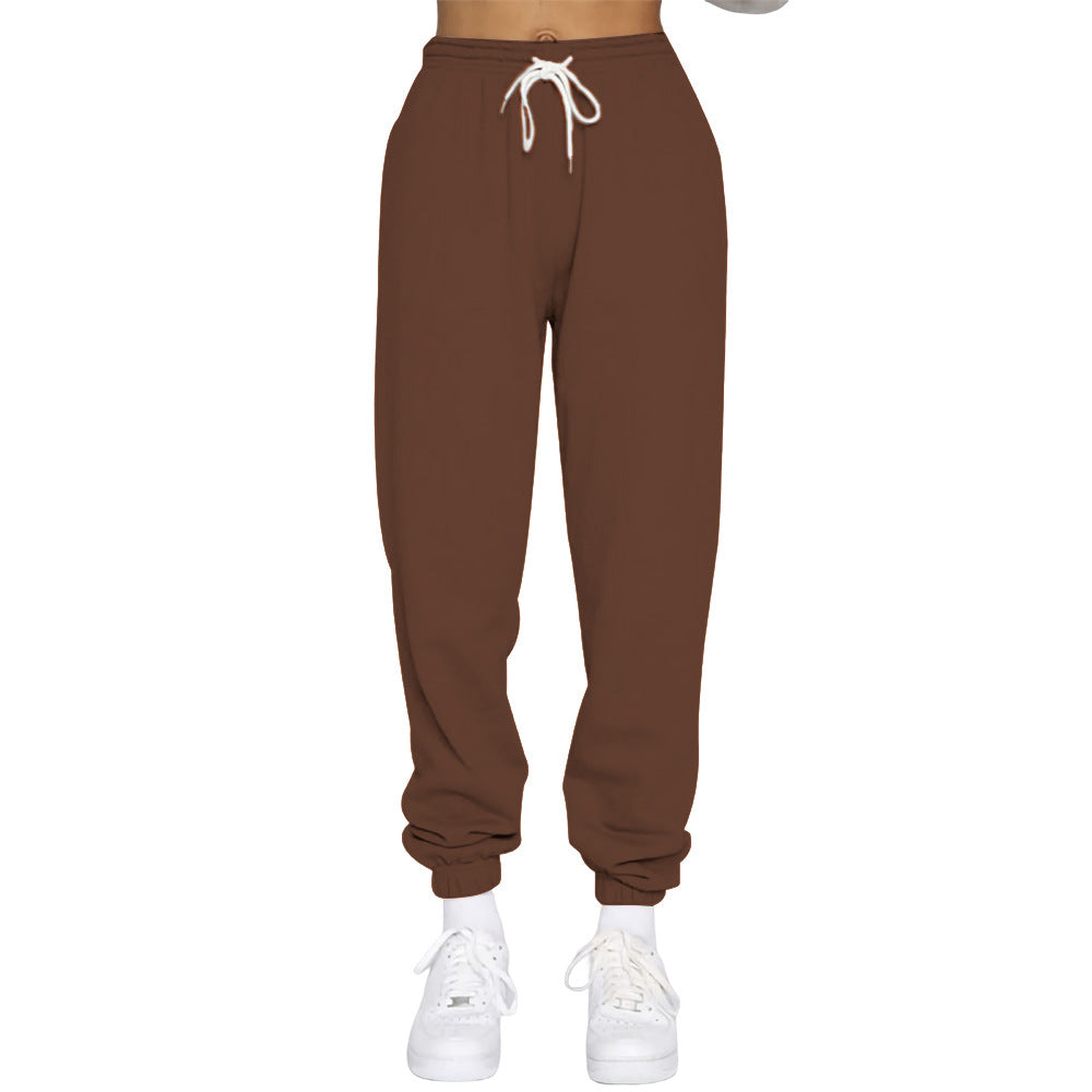 Women's Comfortable Jogging Pants with Adjustable Waistband and Elastic Cuffs NOVAE