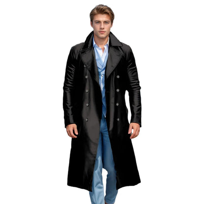 Men's Elegant and Shiny Trench Coat NOVAE