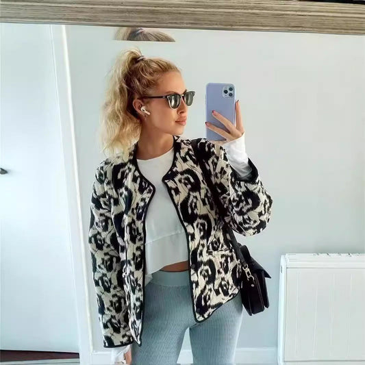 Women's checked overshirt with contrasting details and a relaxed fit NOVAE