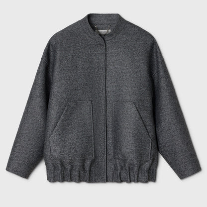 Women's sporty oversized jacket with elegant button details and a casual cut NOVAE