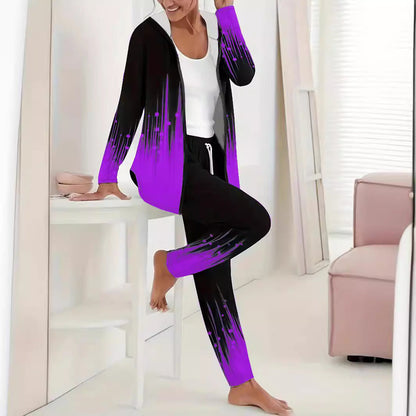 Women's sporty leisure suit with modern gradient details NOVAE