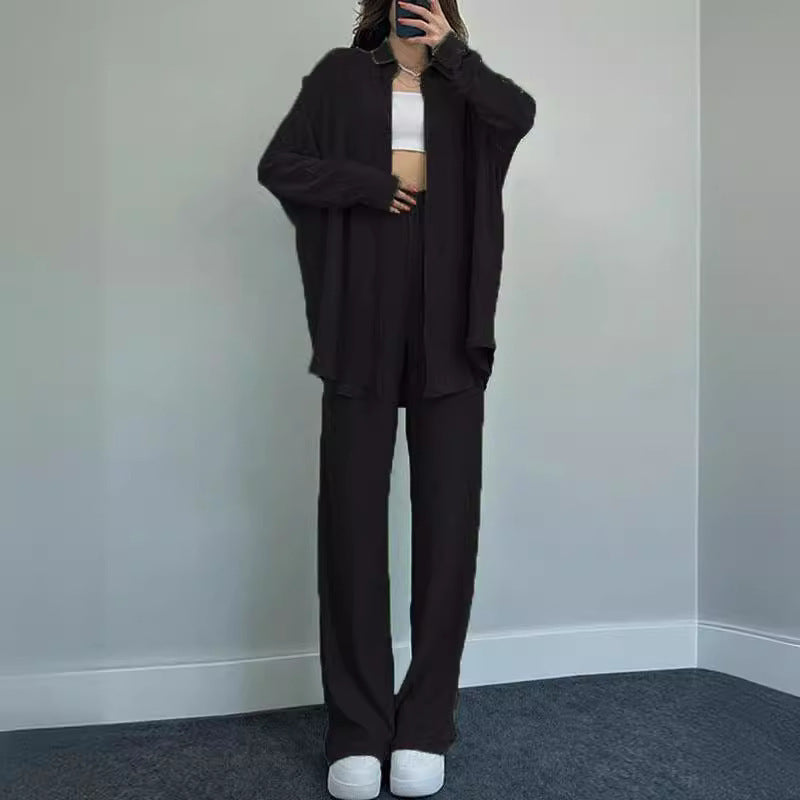 Women's casual jumpsuit with chic shirt NOVAE